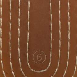 Pre Owned Tory Burch Purple Nubuck Leather Woven Double T Aline Espadrille Flats Size 36.5