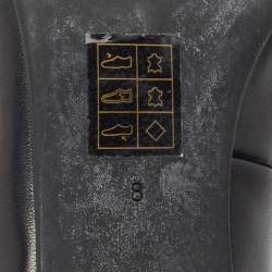 Pre Owned Tory Burch Black Leather Chelsea Pumps Size 38.5