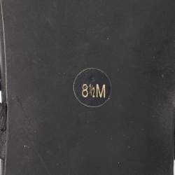 Pre Owned Tory Burch Black Leather Thong Flats Size 39  