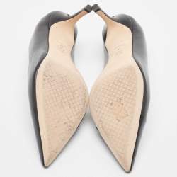 Pre Owned Tory Burch Black Patent and Leather Penelope Pumps Size 40