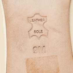 Pre Owned Tory Burch Tricolor Patent Leather Ballet Flats Size 39.5