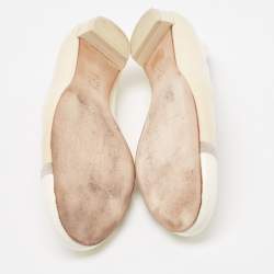 Pre Owned Tory Burch Tricolor Patent Leather Ballet Flats Size 39.5