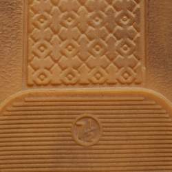 Pre Owned Tory Burch Navy Blue Canvas And Leather Espadrilles Flats Size 38