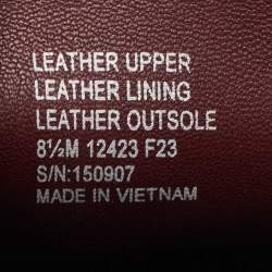 Pre Owned Tory Burch Black Leather Loafers Size 39