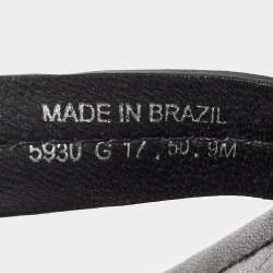 Pre Owned Tory Burch Black Leather Miller Flat Thong Sandals Size 39.5