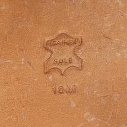 Pre Owned Tory Burch Dark Green Satin Carson Thong Flats Size 40.5