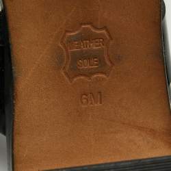 Pre Owned Tory Burch Black Leather Gigi Slingback Sandals Size 36.5