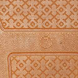 مملوكة مسبقًا Tory Burch Pink Leather and Mesh Espadrille Flats Size 37