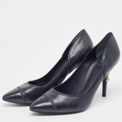 Tory Burch Navy Blue Pointed Toe Pumps Size 40.5