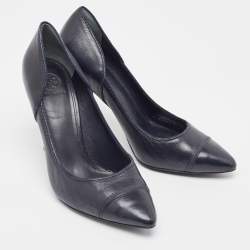 Tory Burch Navy Blue Pointed Toe Pumps Size 40.5
