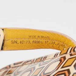 Tory Burch Yellow Patent Thong Flat Slides Size 39