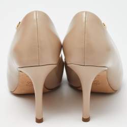 Pre Owned Tory Burch Two Tone Leather Penelope Ombre Pointed Toe Pump Size 35.5