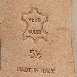 Pre Owned Tory Burch Two Tone Leather Penelope Ombre Pointed Toe Pump Size 35.5