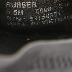 Pre Owned Tory Burch Black Leather Minnie Travel Ballet Flats Size 36