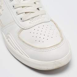 Tory Burch White Leather Low Top Sneakers Size 39