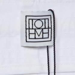 Toteme White Cotton Cargo Trousers XL
