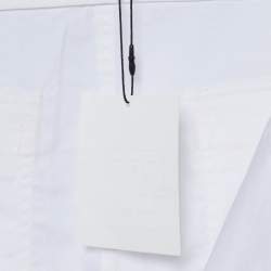 Toteme White Cotton Cargo Trousers XL