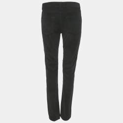 Pre Owned Sandro Black Corduroy Skinny Jeans M/Waist 29" 