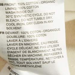 Pre Owned Toteme Beige Organic Cotton Patch Pocket Shirt S