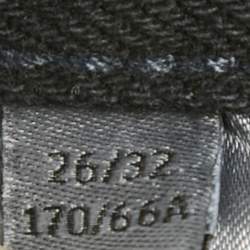 Pre Owned بنطلون جينز توتمي دنيم أسود عتيق قصة عادية مقاس خصر ٢٦ إنش