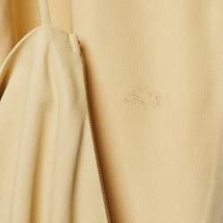 مملوكة مسبقًا فستان توتيم بيج/أسود كريب ملتف كامي ماكسي متوسط