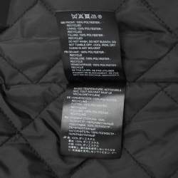 Totême Black Quilted Nylon Signature Coat XXS