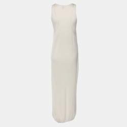 Pre Owned Toteme Cream Jersey Sleeveless Dress XS