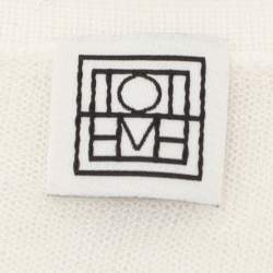 Pre Owned Toteme Cream Jersey Sleeveless Dress XS