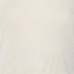 Pre Owned Toteme Cream Jersey Sleeveless Dress XS