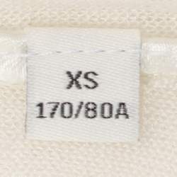 Pre Owned Toteme Cream Jersey Sleeveless Dress XS