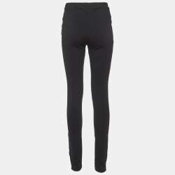 Toteme Black Jersey Zip Leggings XL 