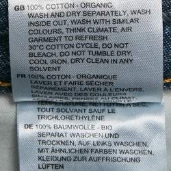 Pre Owned Toteme Worn Blue Denim Flare Fit Jeans M Waist 29"