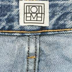 Toteme Blue Twisted Seam Denim Full Length Jeans S Waist 27"