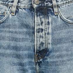 Toteme Blue Twisted Seam Denim Full Length Jeans S Waist 27"