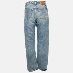 Toteme Blue Twisted Seam Denim Full Length Jeans S Waist 27"
