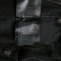 Pre Owned Toteme Black Denim Twisted Seam Denim Full Length Jeans M/Waist 28"