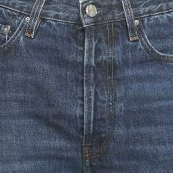 Pre Owned Toteme Blue Denim Classic Cut Denim Full Length Jeans S/Waist26"