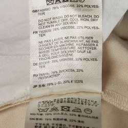 مملوكة مسبقًا Toteme Cream Crepe Pleated Trousers S/Waist 31"