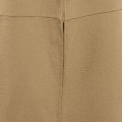 مملوكة مسبقًا Toteme Camel Brown Wool Open Front Robe Coat S 