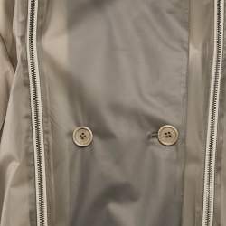 Pre Owned TRE by Natalie Ratabesi Grey Synthetic Pea Coat M