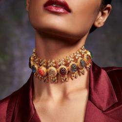 Aulerth x Tribe Amrapali Valley of flowers choker-cum-bracelet C1-22