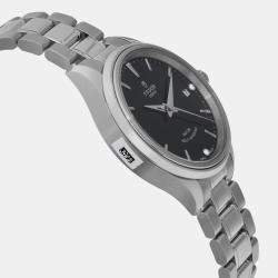 Tudor Black Stainless Steel  Style 12300-0004 Automatic Women's Wristwatch 34mm