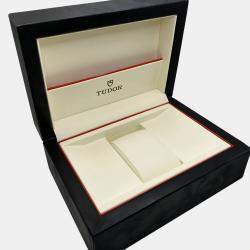 Tudor Black Stainless Steel  Style 12300-0004 Automatic Women's Wristwatch 34mm
