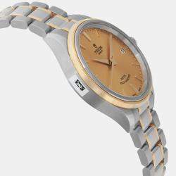 Tudor Gold 18k Yellow Gold Steel  Style 12303-0001 Automatic Women's Wristwatch 34mm