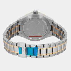 Pre Owned Tudor Silver Gold Stainless Steel  Style 12503-0005 Automatic Men's Wristwatch 38mm