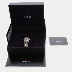 Pre Owned Tudor Royal 28323 Automatic Yellow Gold Stainless Steel Women's Wristwatch 28 mm