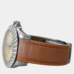 Pre Owned Tudor Prince Date 79430P Automatic Silver diamonds Stainless Steel Women's Wristwatch 39 mm