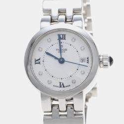 Pre Owned ساعة يد نسائية تودور أوتوماتيكية 35200 ستانلس ستيل ألماسية 26 مم