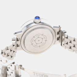 Pre Owned Tudor Claire de Rose 35200 Automatic Stainless Steel Diamond Women's Wristwatch 26mm