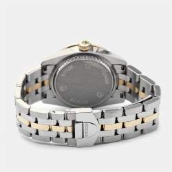 Tudor Champagne Diamond 18k Yellow Gold Stainless Steel Glamour 53003-0006 Women's Wristwatch 31 mm